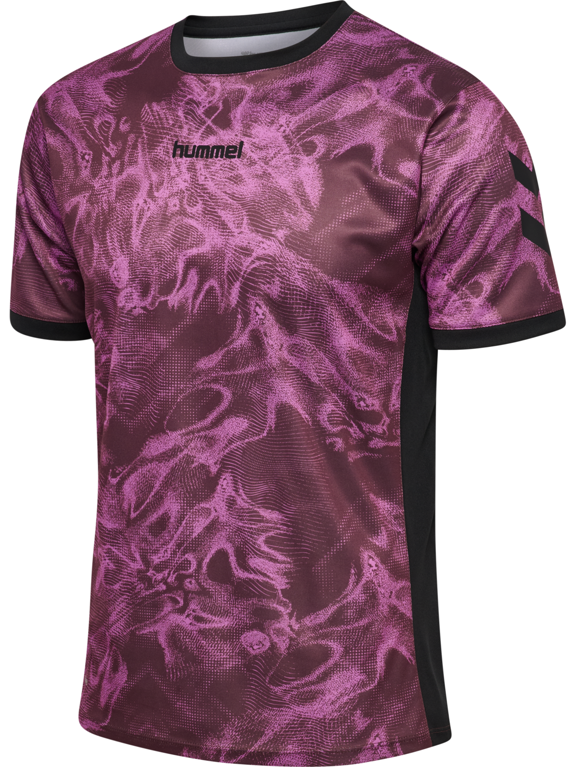 hmlBLAZE CLUB 26 GRAPHIC TEE KIDS, LIATRIS/HUCKLEBERRY, packshot