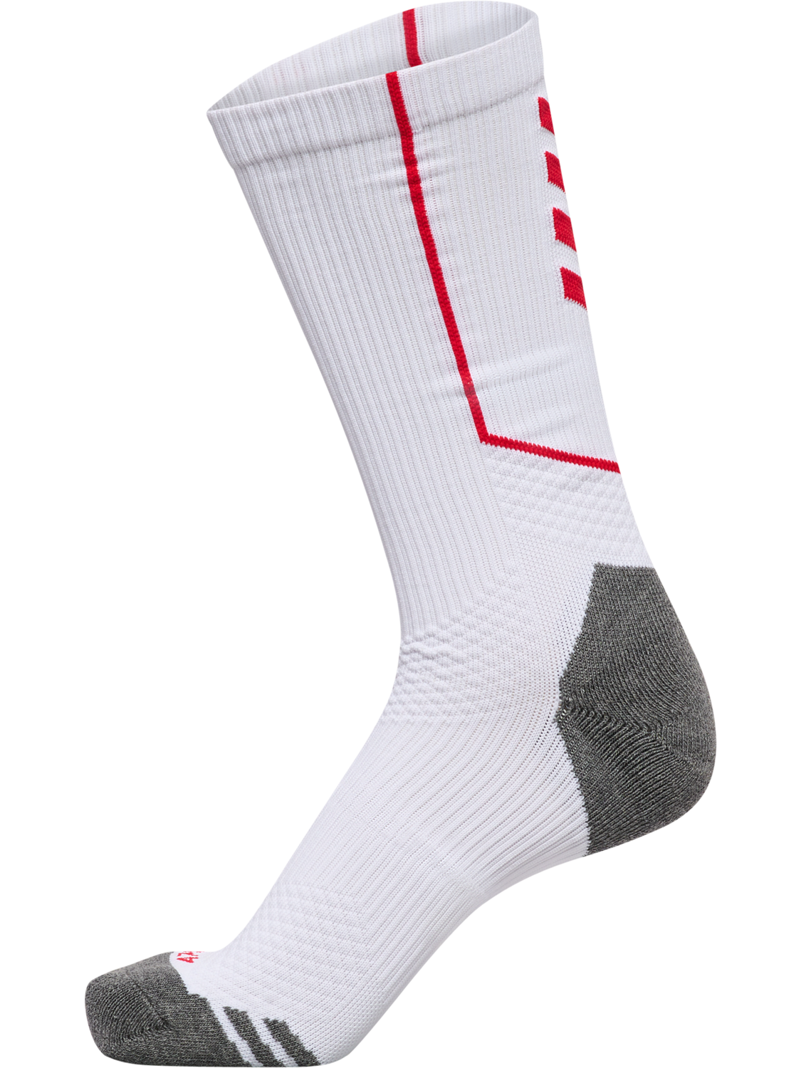 hmlPRO TRAINING SOCKS LOW, WHITE/TRUE RED, packshot