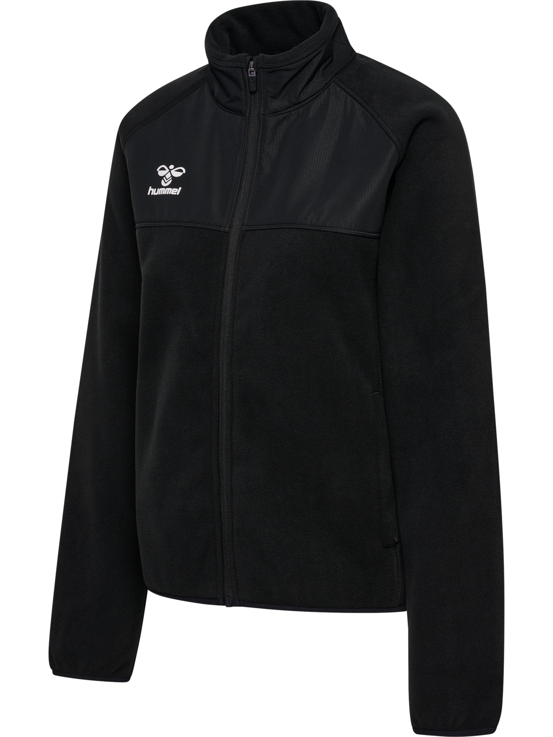 hmlGO FLEECE JACKET WOMAN, BLACK, packshot