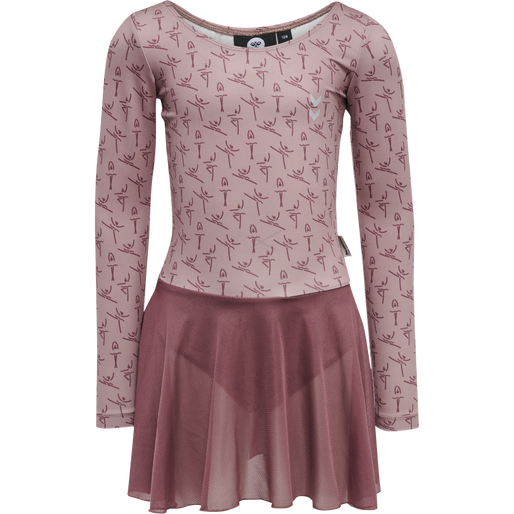 hmlPRIMA BEE PIROUETTE GYMSUIT, WOODROSE, packshot