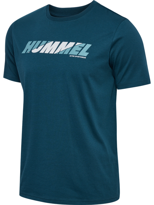 hmlGRAPHIC BOLD LOGO TEE, REFLECTING POND, packshot