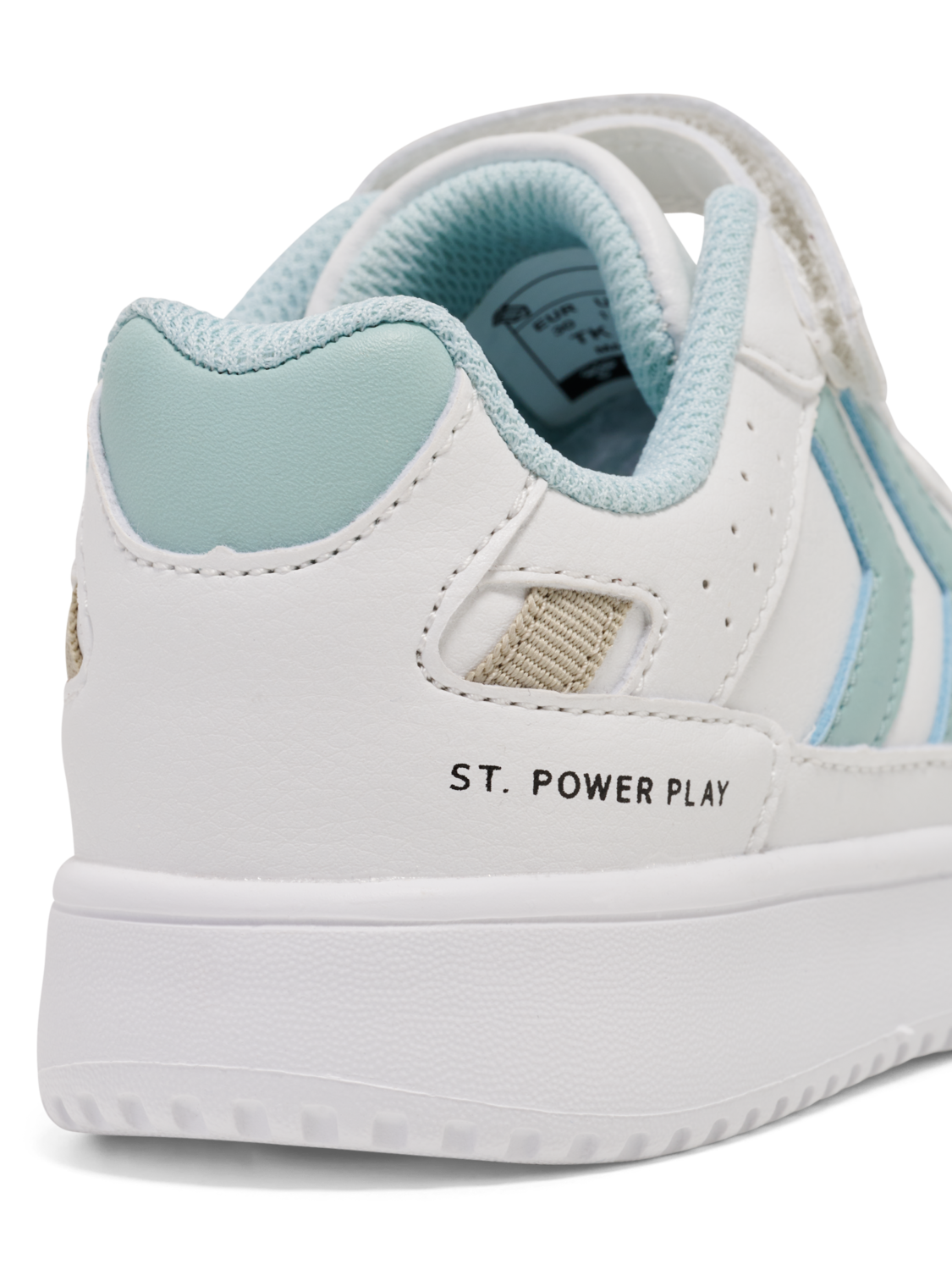 ST. POWER PLAY JR, WHITE/TURQUOISE, packshot