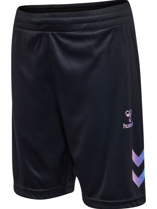 hmlSHIMMER SHORTS, BLACK, packshot