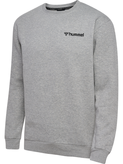 hmlMOVER COTTON SWEATSHIRT, GREY MELANGE, packshot