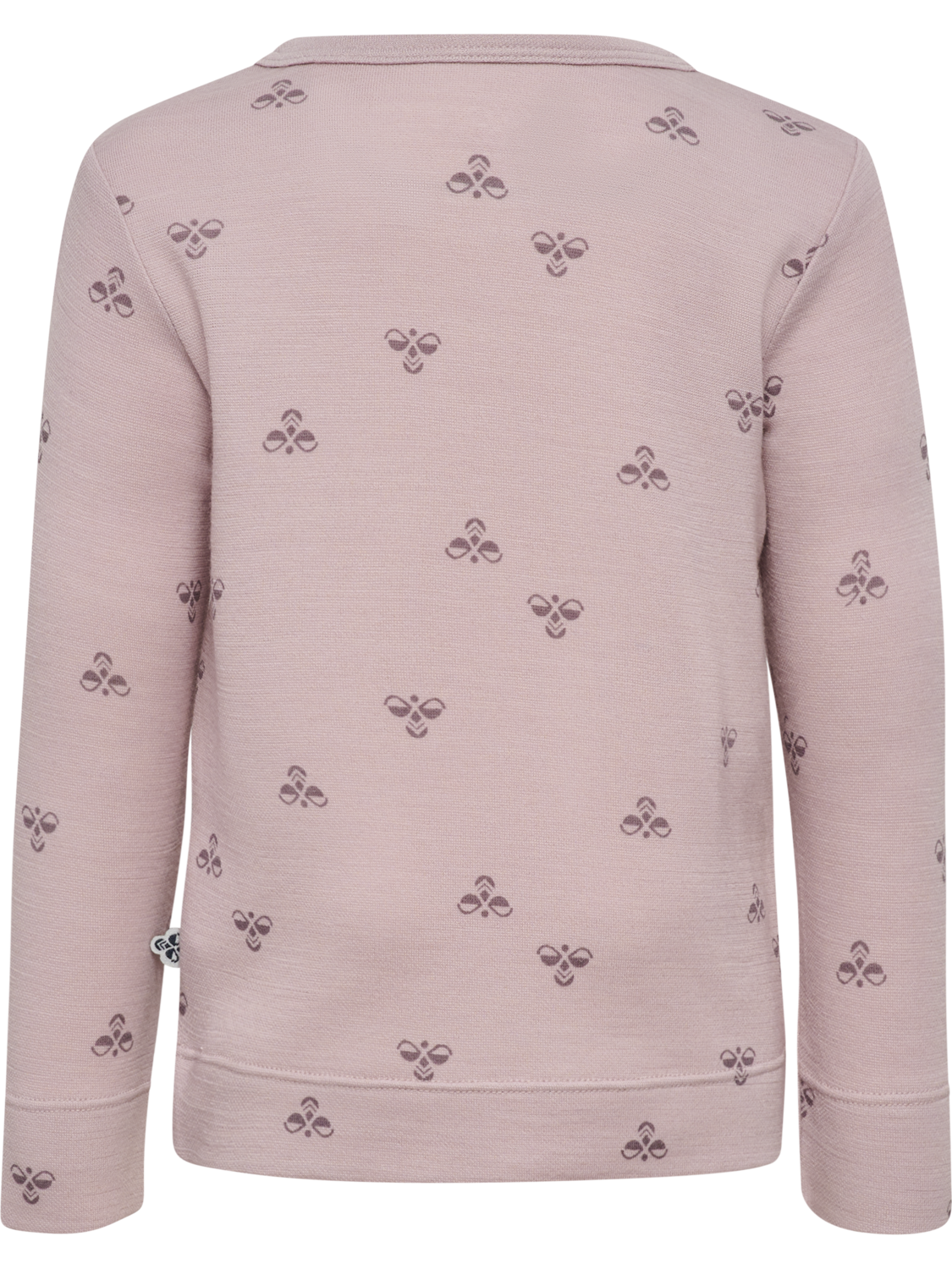 hmlMINI WOOL T-SHIRT L/S, CLOUD GRAY, packshot