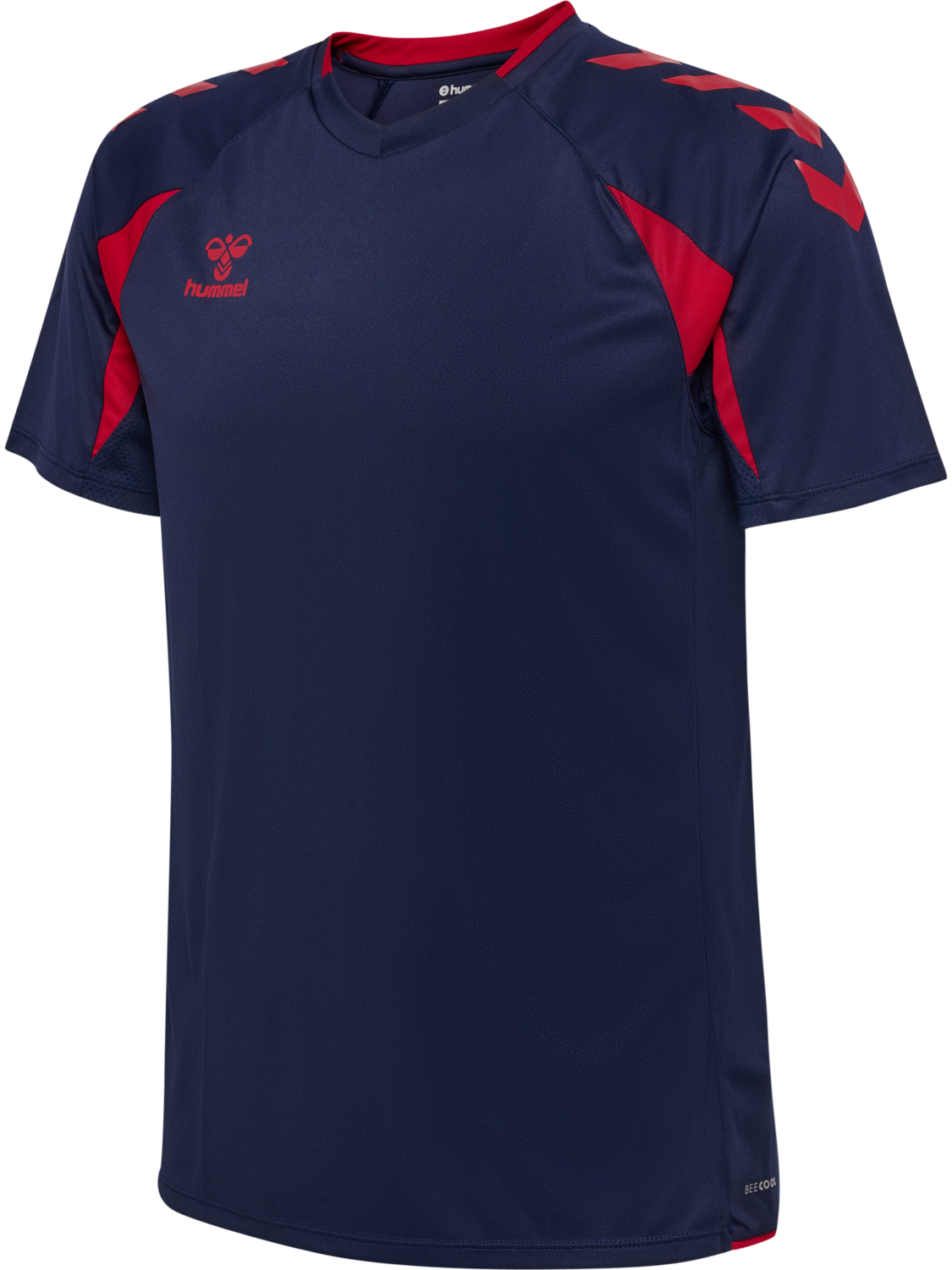 hmlCORE 2.0 JERSEY S/S, MARINE/TRUE RED, packshot