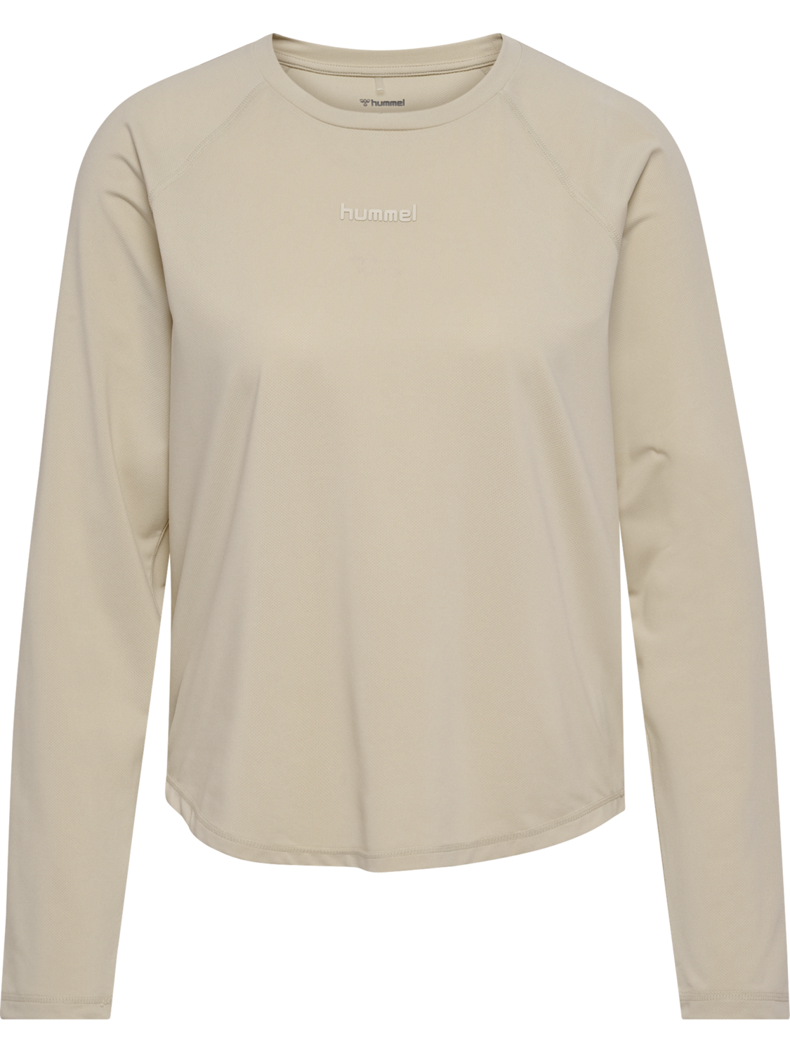 hmlVANJA TECH T-SHIRT L/S, OVERCAST, packshot