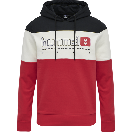 hmlLGC MUSA HOODIE, TRUE RED, packshot