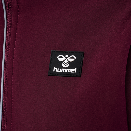 hmlMARS SOFTSHELL JACKET, WINDSOR WINE, packshot