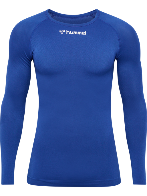 hmlBL COMFORT 2.0 TEE L/S, TRUE BLUE, packshot