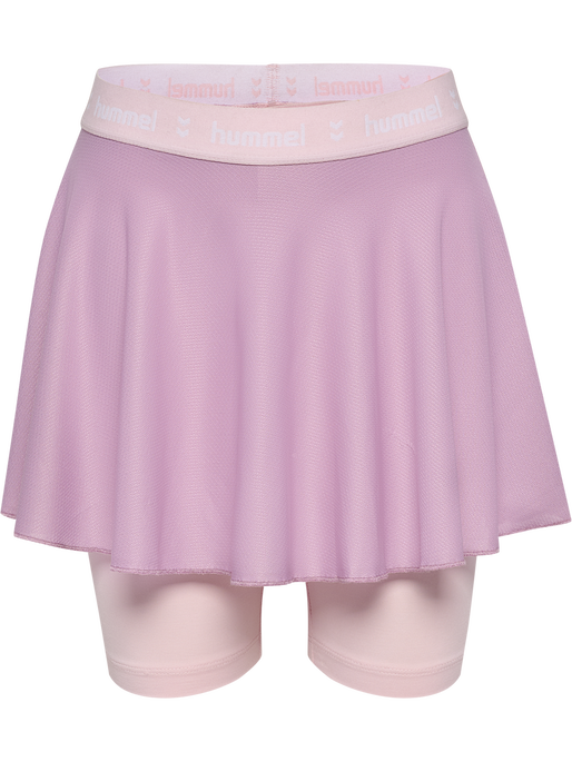 hmlJR GYM SKIRT TIGHTS, LAVENDER MIST, packshot