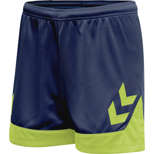 hmlLEAD WOMENS POLY SHORTS, DARK DENIM hmlLEAD WOMENS POLY SHORTS, DARK DENIM, packshot