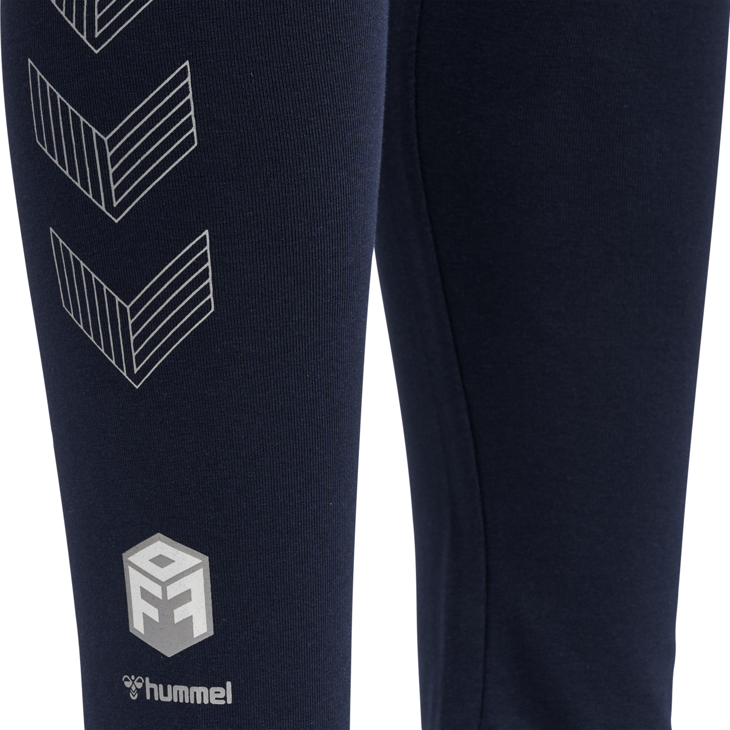 hmlMOVE GRID COTTON TIGHTS KIDS, MARINE, packshot