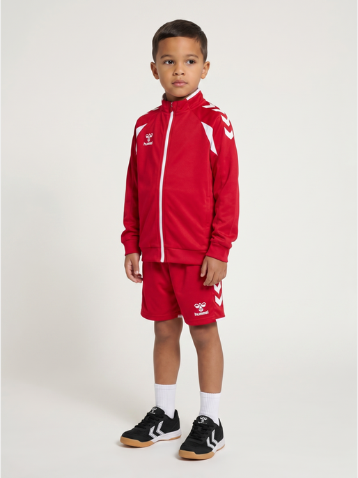 hmlCORE 2.0 TRACK ZIP JACKET KIDS, TRUE RED/WHITE, model