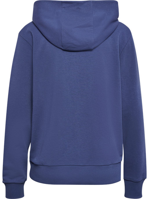 hmlPULSE W SWEAT HOODIE, BLUE INDIGO, packshot