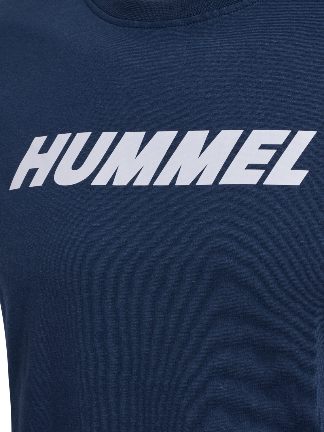 hmlELEMENTAL LOGO COTTON TEE, DRESS BLUES, packshot