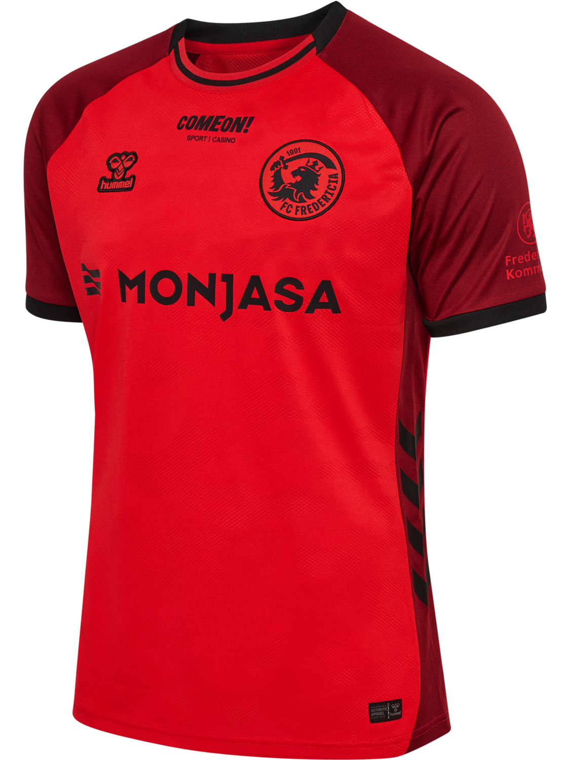 FCF 25/26 HOME JERSEY S/S, FIERY RED, packshot