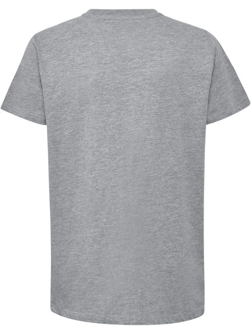 hmlGO 2.0 LOGO T-SHIRT S/S KIDS, GREY MELANGE, packshot