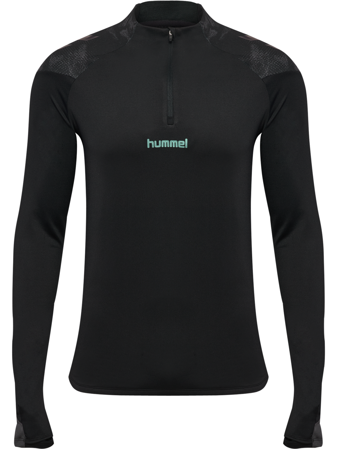 hmlBLAZE26 PRO TRAINING HALF ZIP, BLACK, packshot