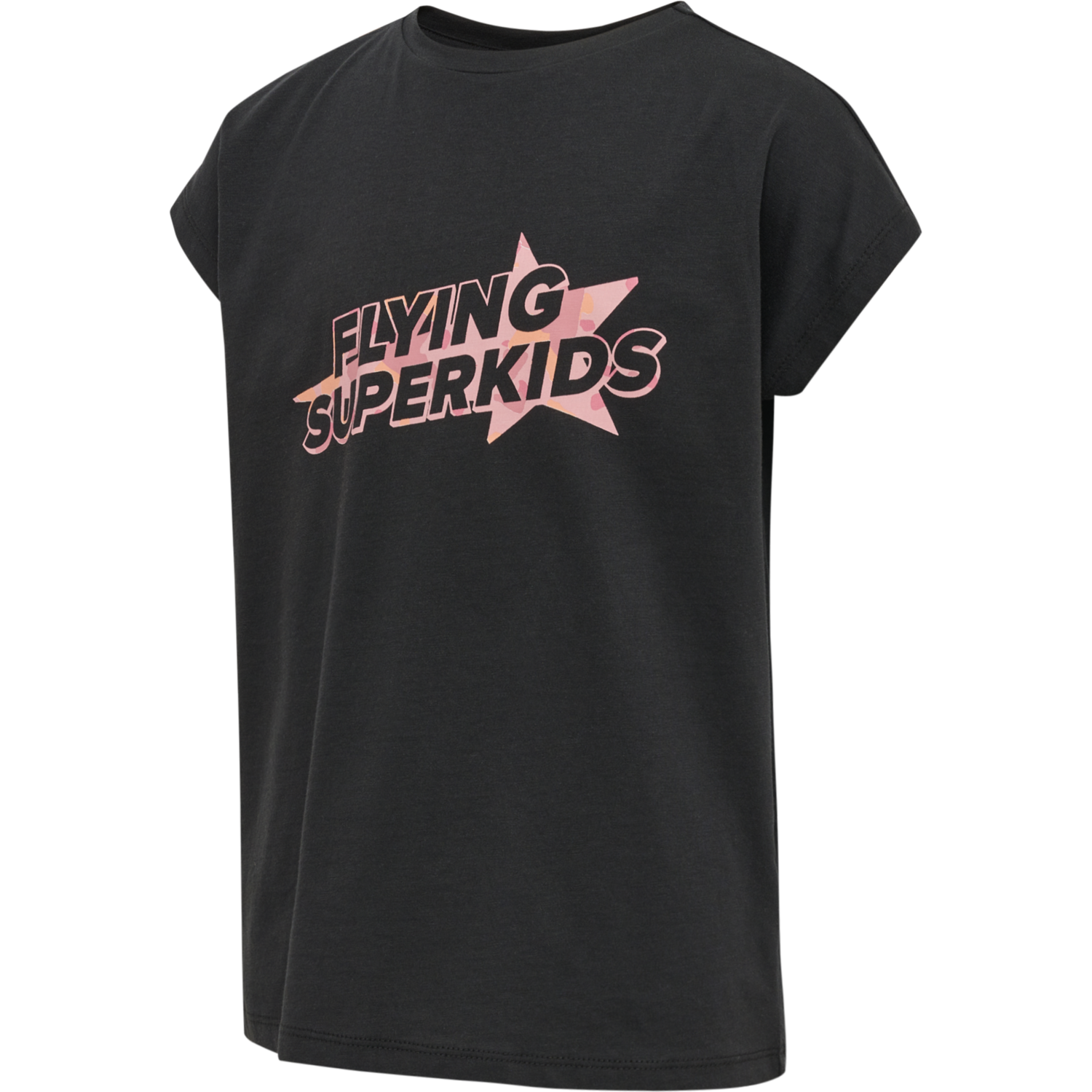 hmlFLYING DIEZ T-SHIRT S/S, BLACK, packshot