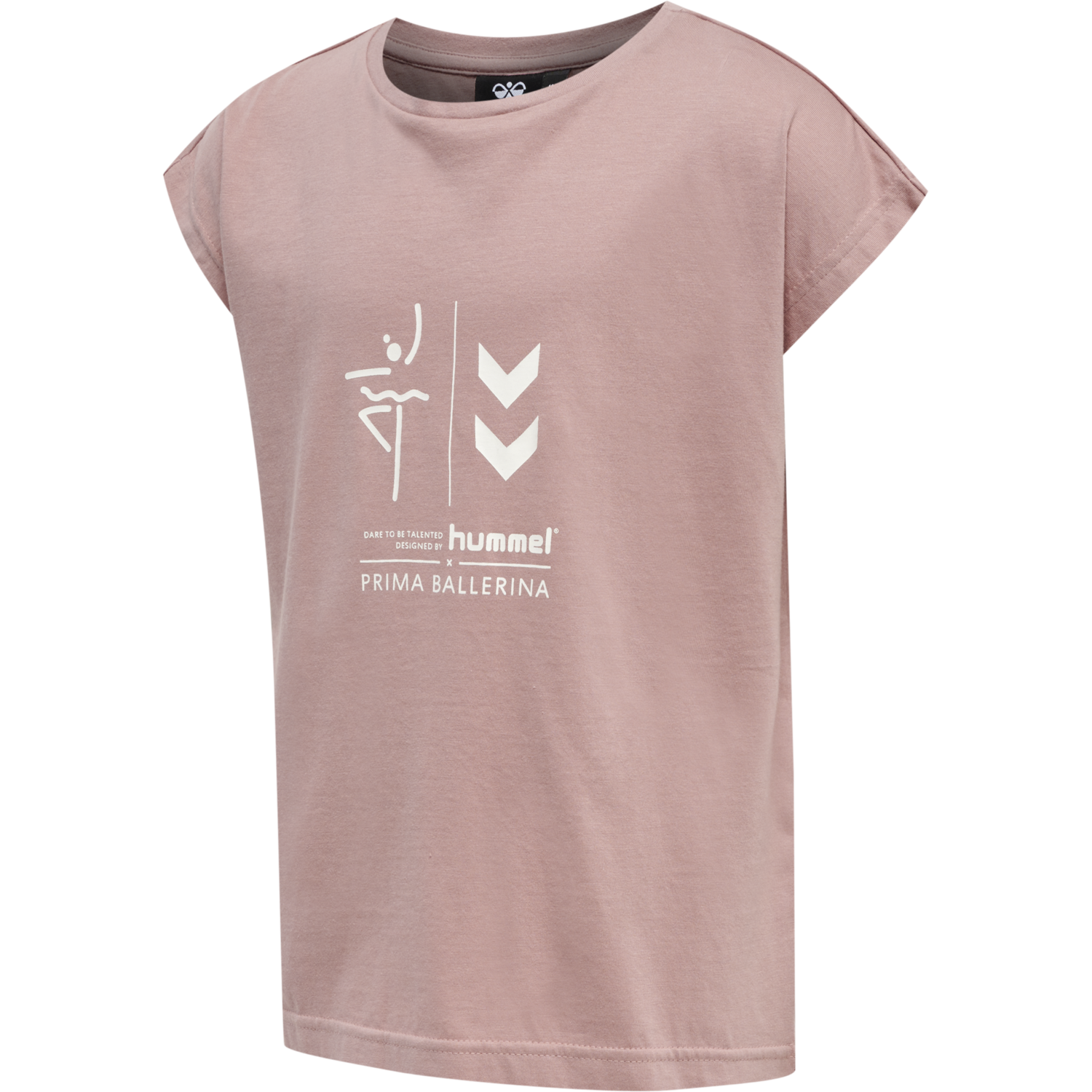 hmlPRIMA BEE T-SHIRT S/S, WOODROSE, packshot