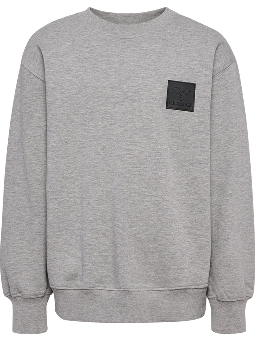 hmlCLEAN SWEATSHIRT, GREY MELANGE hmlCLEAN SWEATSHIRT, GREY MELANGE, packshot
