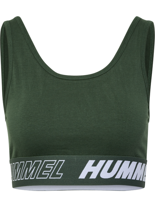 hmlTE MAJA COTTON SPORTS TOP, CLIMBING IVY, packshot