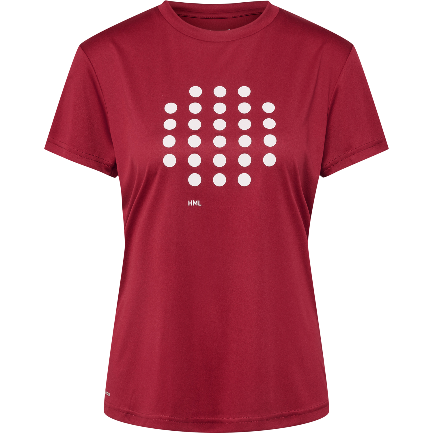 hmlCOURT T-SHIRT S/S WOMAN, RHUBARB, packshot