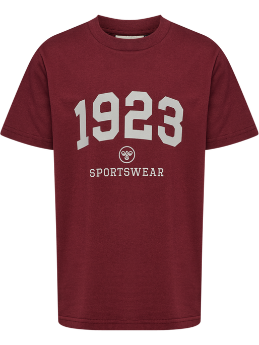 hmlJR GRAPHIC 1923 T-SHIRT S/S, CHOCOLATE TRUFFLE hmlJR GRAPHIC 1923 T-SHIRT S/S, CHOCOLATE TRUFFLE, packshot