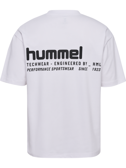 hmlHIIT LOOSE T-SHIRT S/S, WHITE, packshot
