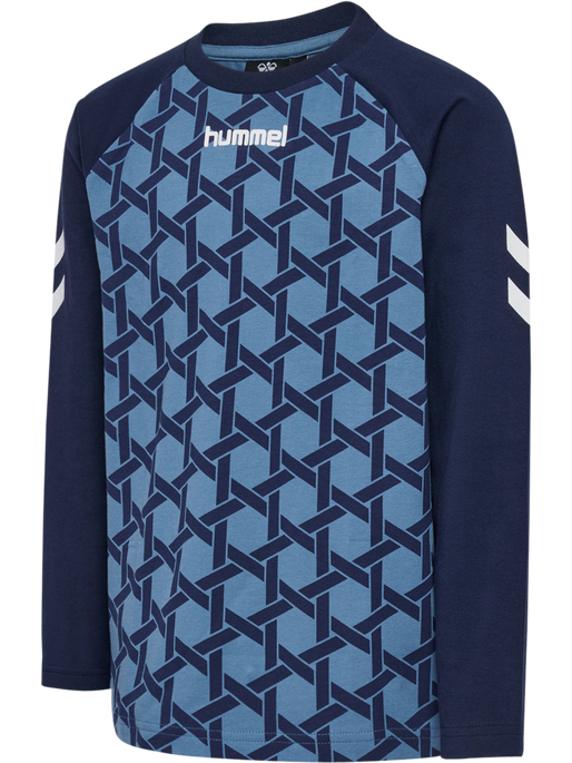 hmlPS T-SHIRT L/S, CAPTAIN'S BLUE, packshot