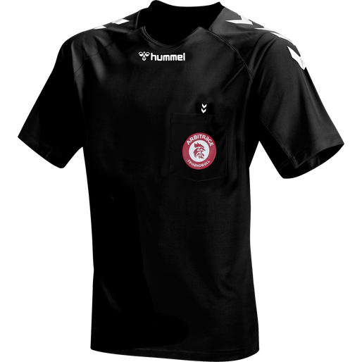 FFHB REFEREE YOUTH JERSEY S/S, BLACK FFHB REFEREE YOUTH JERSEY S/S, BLACK, packshot