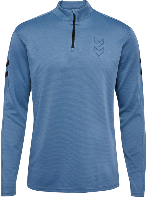 hmlACTIVE PL HALF ZIP, CORONET BLUE, packshot