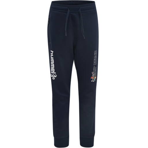 hmlSPACE JAM ON PANTS, BLACK IRIS, packshot