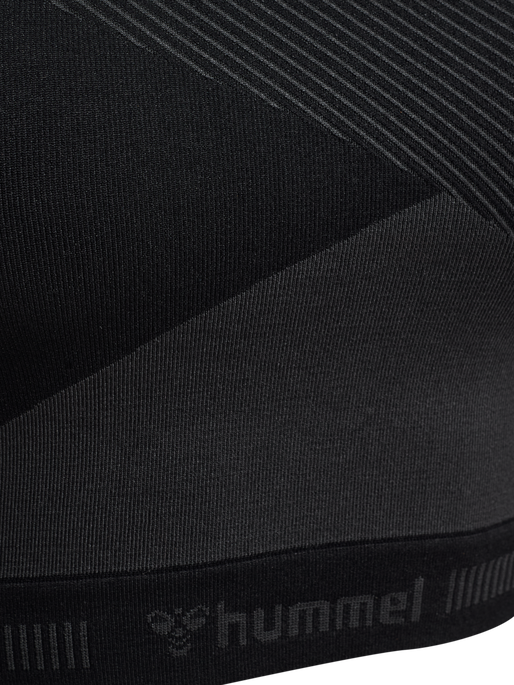 hmlUNITY SEAMLESS CROP T-SHIRT L/S, BLACKENED PEARL hmlUNITY SEAMLESS CROP T-SHIRT L/S, BLACKENED PEARL, packshot