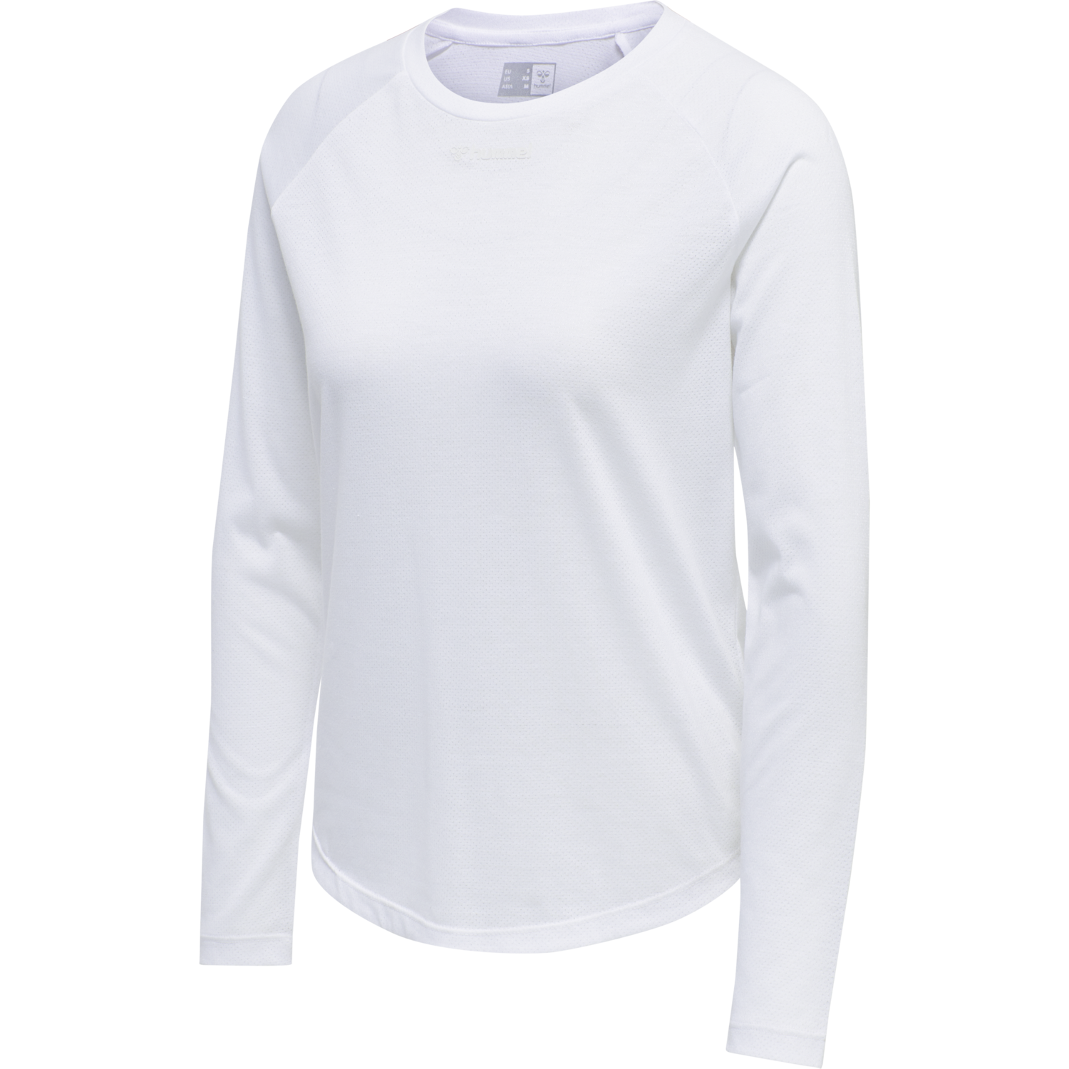 hmlMT VANJA T-SHIRT L/S, WHITE, packshot