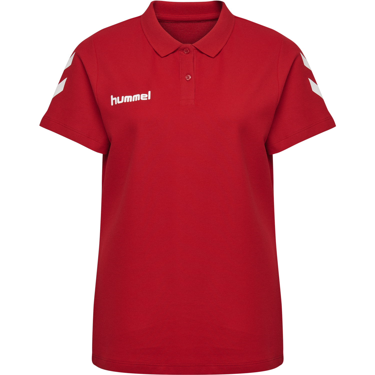 HMLGO COTTON POLO WO, TRUE RED, packshot