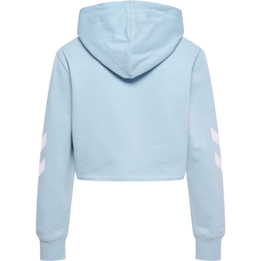 hmlLEGACY WOMAN CROPPED HOODIE, CELESTIAL BLUE, packshot