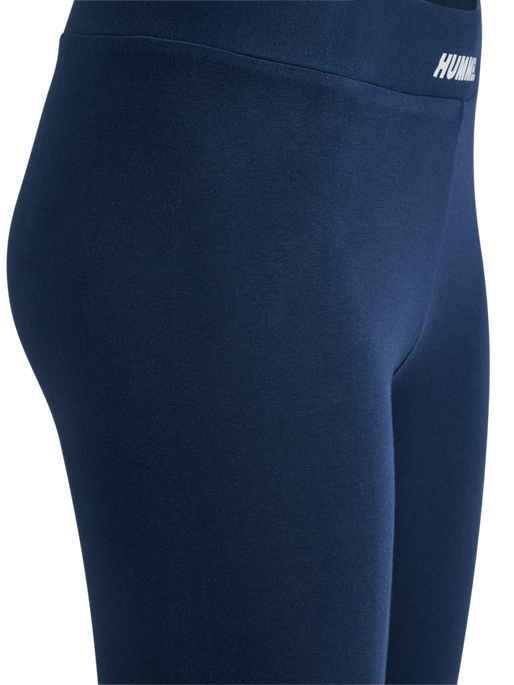 hmlELEMENTAL COTTON HW TIGHTS, DRESS BLUES hmlELEMENTAL COTTON HW TIGHTS, DRESS BLUES, packshot