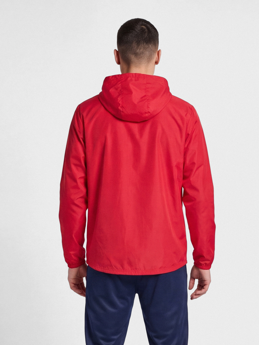 hmlESSENTIAL AW JACKET, TRUE RED, model