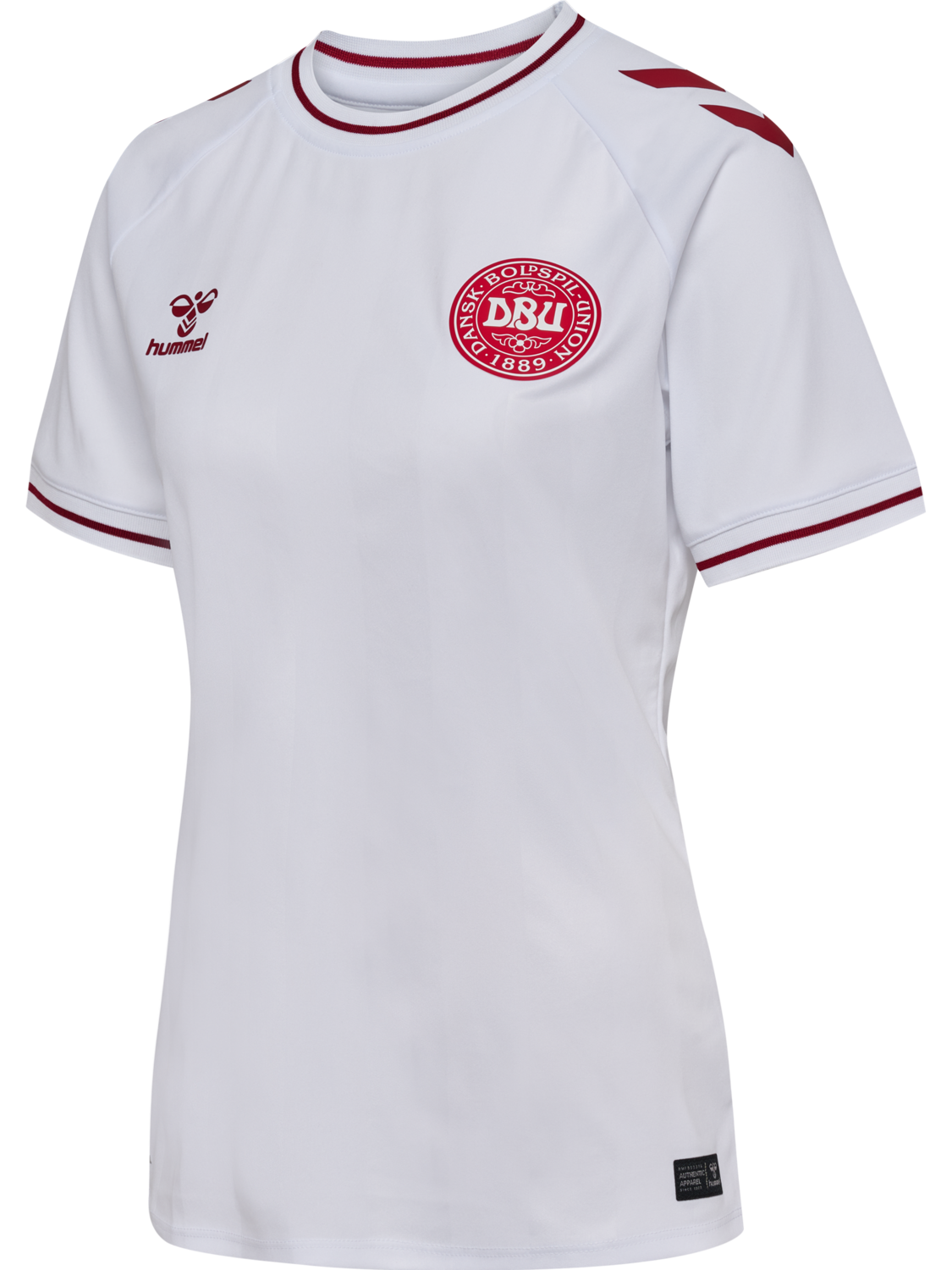 DBU WOMAN 25 AWAY JERSEY S/S, WHITE, packshot