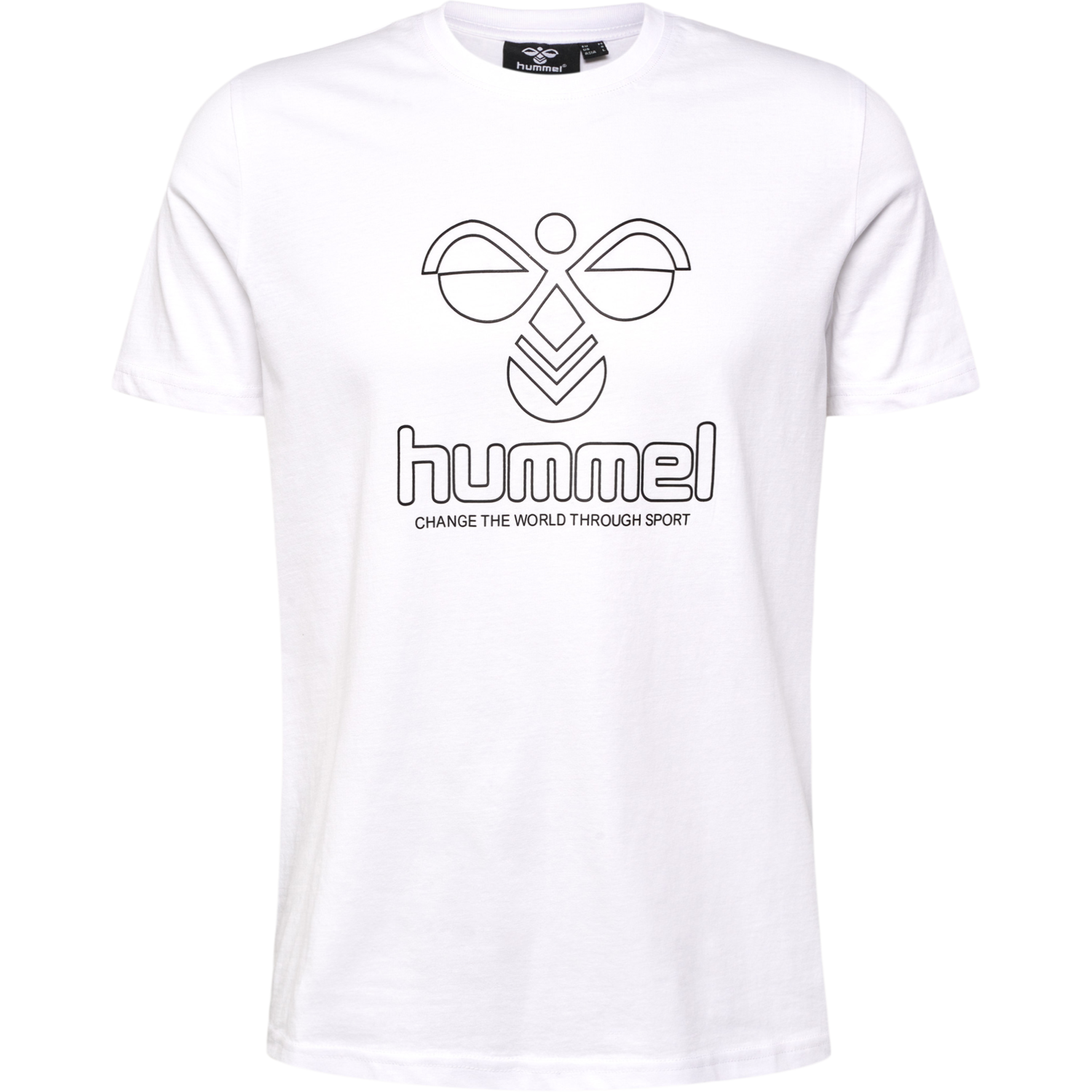 hmlICONS GRAPHIC T-SHIRT, WHITE, packshot