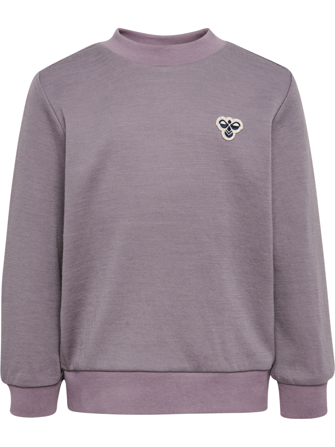 hmlMINI WOOL SWEATSHIRT BEE, GRAY RIDGE, packshot