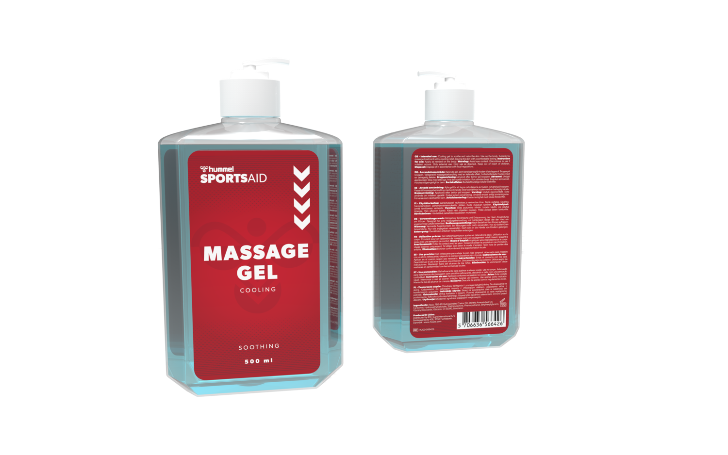 MASSAGE GEL COOLING, WHITE, packshot