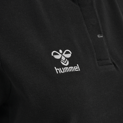 hmlMOVE GRID POLO WOMAN, BLACK, packshot