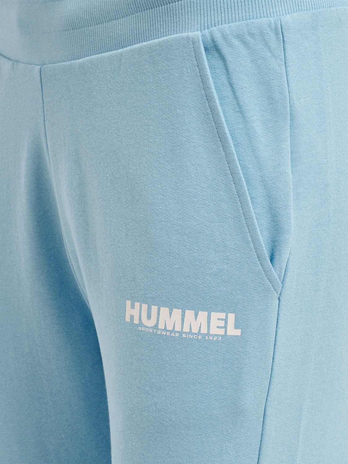 hmlLEGACY WOMAN TAPERED PANTS, PLACID BLUE, packshot