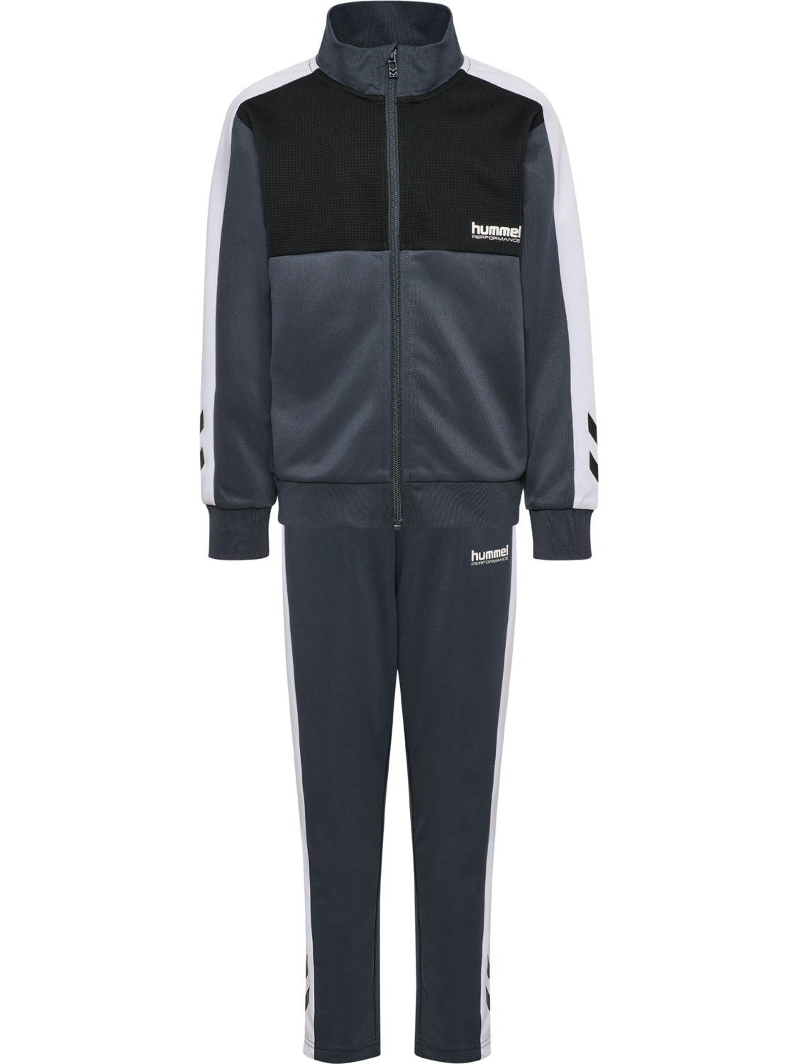 hmlJR COLORBLOCK TRACKSUIT, OMBRE BLUE, packshot