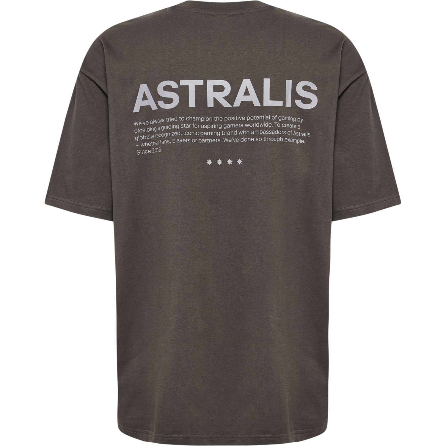 ASTRALIS 24 FAN 2016 LOOSE TEE SS, RAVEN, packshot