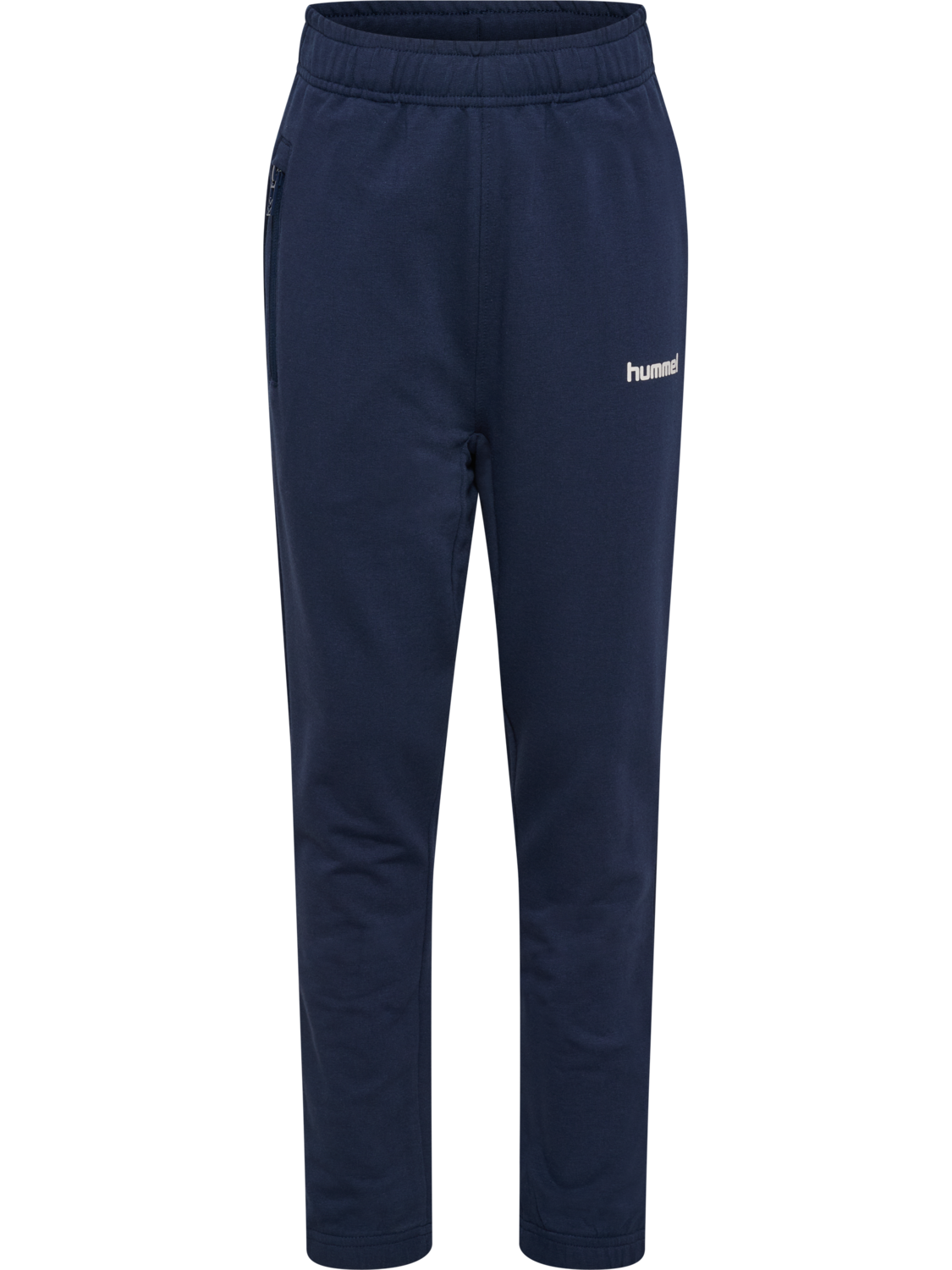 hmlJR REG LOGO ADJ WAIST PANTS, DRESS BLUES, packshot