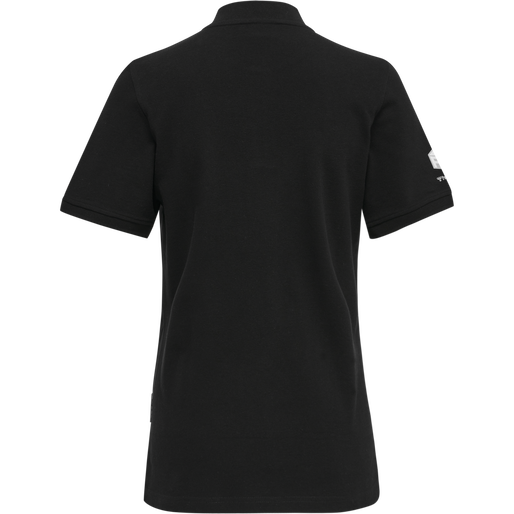 hmlMOVE GRID POLO WOMAN, BLACK, packshot